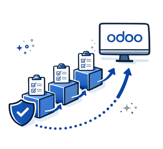 déploiement progressif odoo