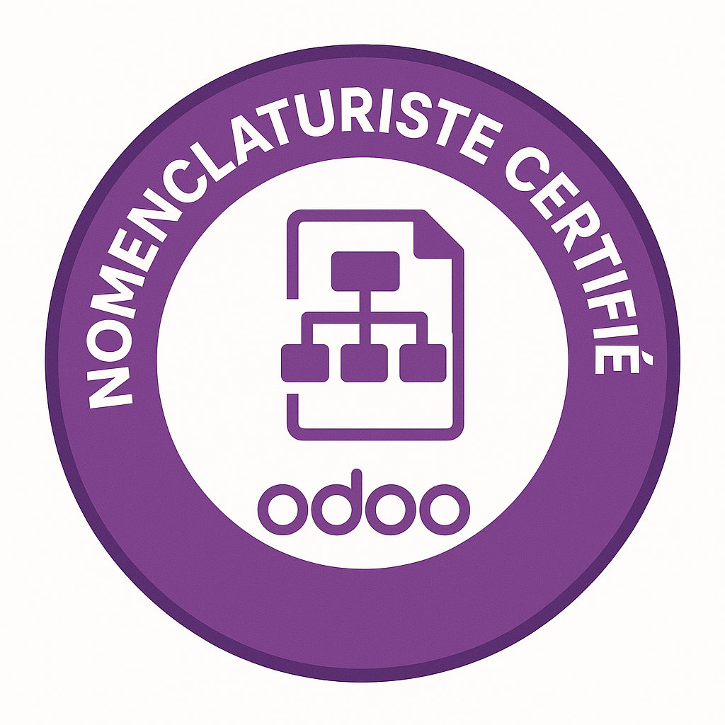 Nomenclaturiste Certifié Odoo